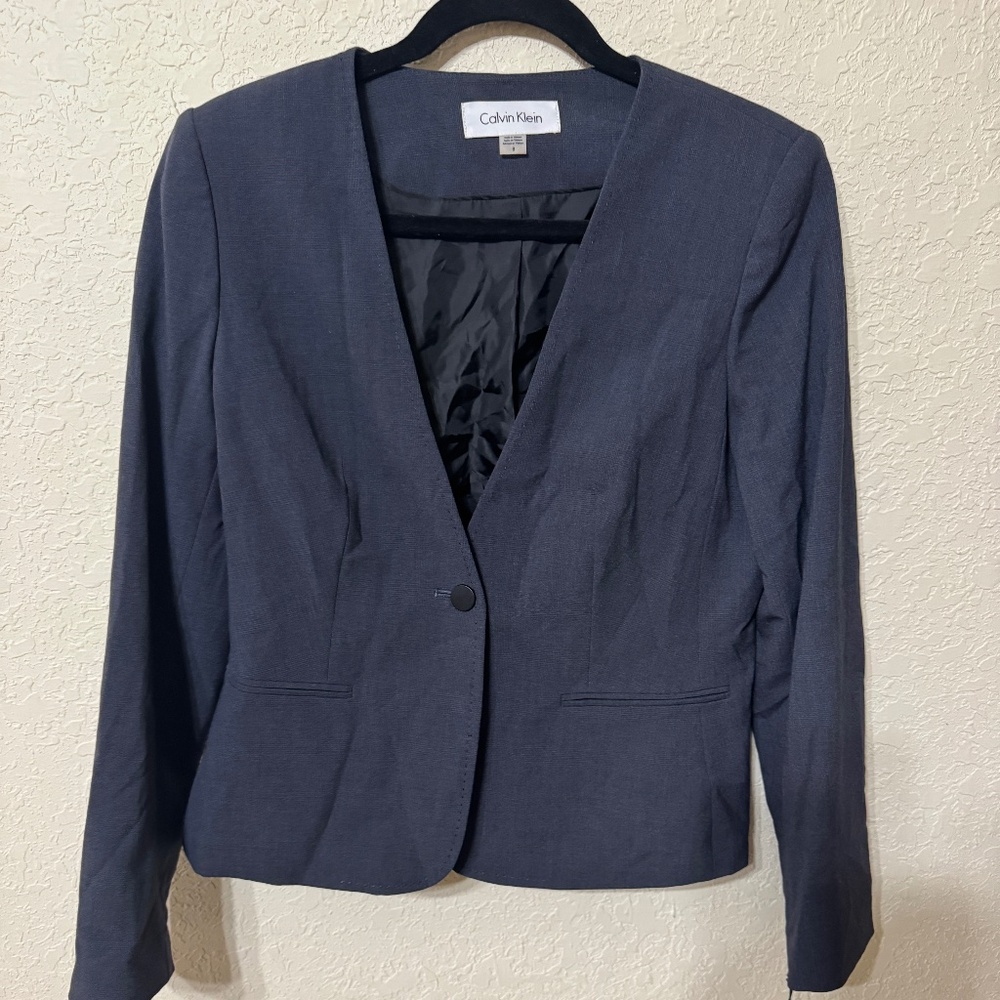 Calvin Klein Blazer Suit Jacket Size 12